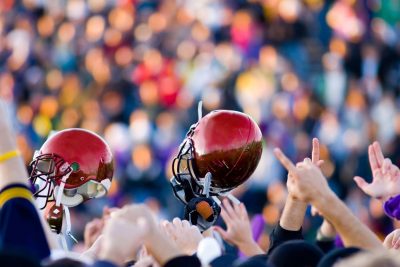 NFL helmets