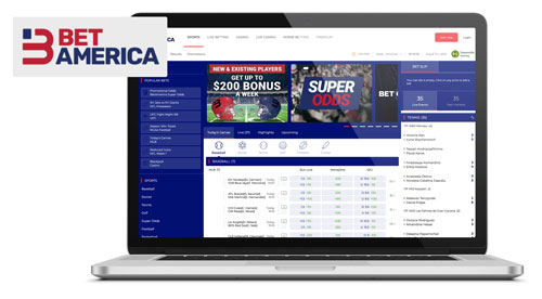 BetAmerica homepage