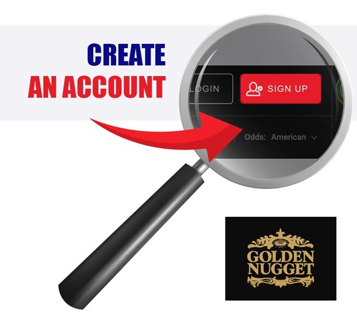 create an account golden nuggets