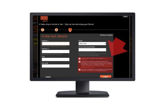 888sport Sign up Requirements Page 3