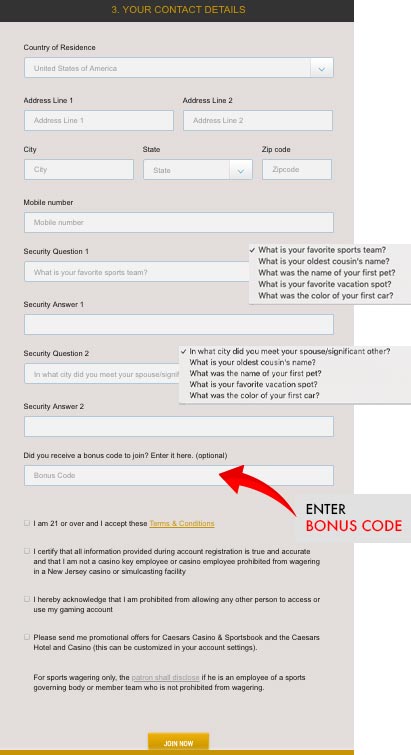 Caesars Join Now Login Details Requirements Page 3