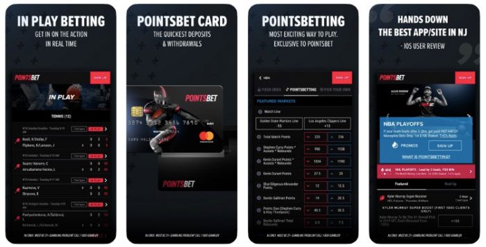 Pointsbet device screenshot 