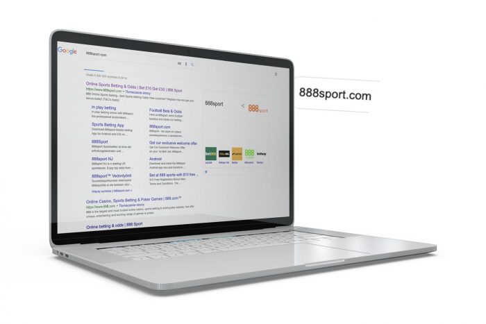 888sport Sportsbook Google results