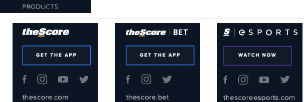 theScore Bet sites