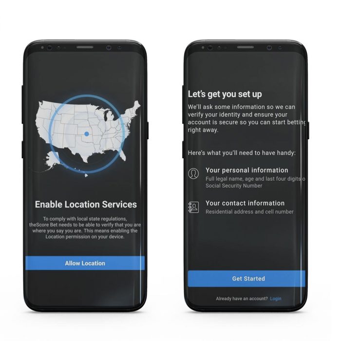 theScore bet location services